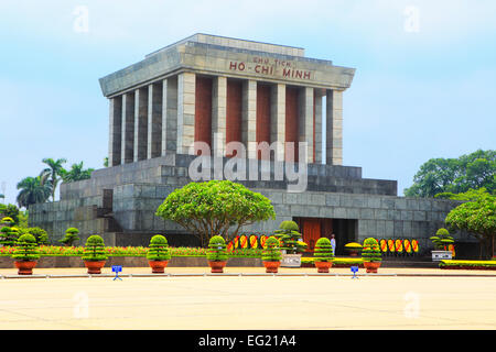 Mausoleo di Ho Chi Minh (1975), Hanoi, Vietnam Foto Stock