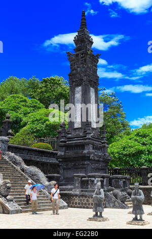 Tomba di Khai Dinh, Imperatore del Vietnam, tonalità, Vietnam Foto Stock