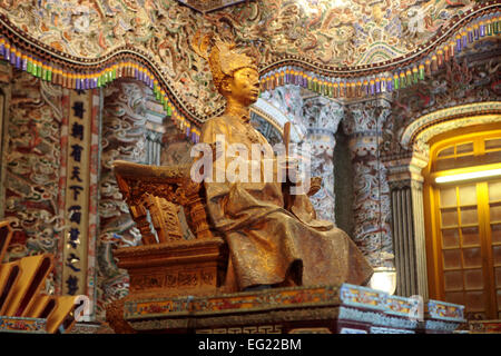 Tomba di Khai Dinh, Imperatore del Vietnam, tonalità, Vietnam Foto Stock