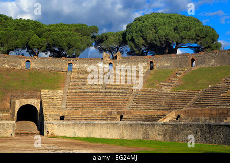 Anfiteatro di Pompei, Campania, Italia Foto Stock