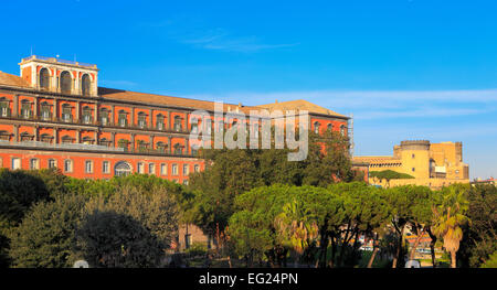 Il Palazzo Reale di Napoli, campania, Italy Foto Stock