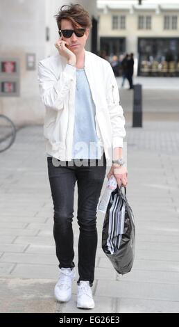 Nick Grimshaw in Londra con: Nick Grimshaw dove: Londra, Regno Unito quando: 12 Ago 2014 Foto Stock