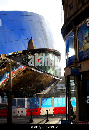 Stazione di Birmingham New Street e Grand Central John Lewis building Foto Stock