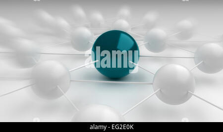 Comunicazioni globali sul livello di nano Foto Stock