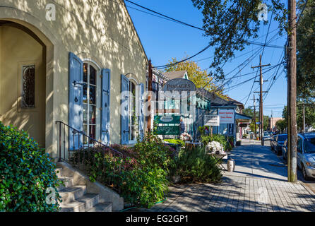 Magazine Street in Touro vicinato di Central City, New Orleans, Lousiana, STATI UNITI D'AMERICA Foto Stock