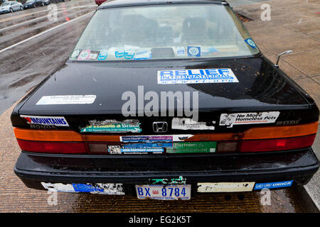 Auto adesivi per paraurti - USA Foto Stock