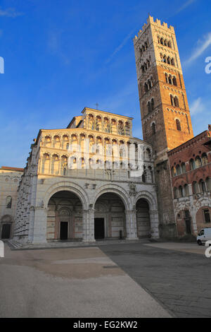 Cattedrale di Lucca, Lucca, Toscana, Italia Foto Stock