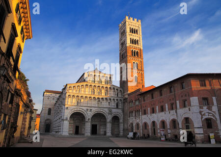 Cattedrale di Lucca, Lucca, Toscana, Italia Foto Stock