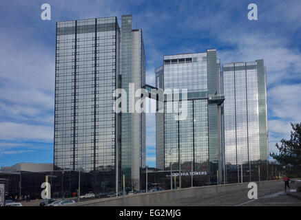 Gothia Towers grattacieli di Göteborg, Svezia Foto Stock