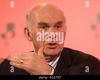 Vince cavo in corrispondenza del le Camere di commercio britanniche conferenza di Londra Foto Stock