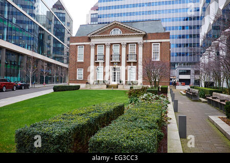 Girdlers Hall e giardini Basinghall Avenue City Of London REGNO UNITO Foto Stock