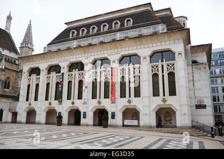 Guildhall Art Gallery Guildhall Courtyard Gresham Street City Of London REGNO UNITO Foto Stock