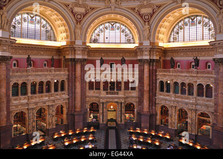 La Biblioteca del Congresso, Capitol Hill, Washington DC, Stati Uniti d'America Foto Stock
