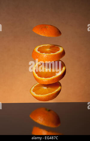 FaRMRMing sRMices arancione Foto Stock