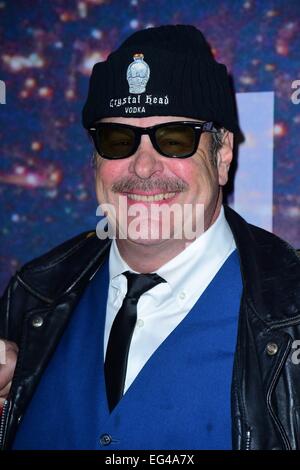 New York, NY, STATI UNITI D'AMERICA. 15 Feb, 2015. Dan Aykroyd presso gli arrivi per il Saturday Night Live SNL quarantesimo anniversario, Rockefeller Plaza di New York, NY Febbraio 15, 2015. Credito: Gregorio T. Binuya/Everett raccolta/Alamy Live News Foto Stock