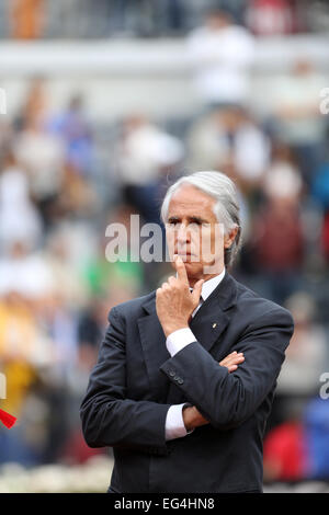 Italia, Roma : il Presidente del CONI Giovanni Malago' in attesa dopo il podio alla ATP Roma il Tennis Masters final Foto Stock