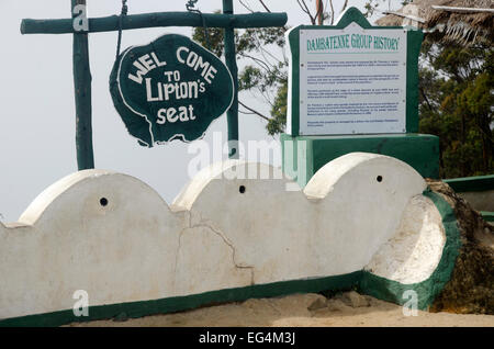 Lipton della Seat, Hill Country, Sri Lanka Foto Stock