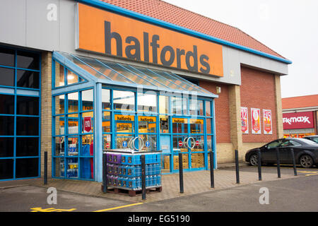 Halfords store del Regno Unito Foto Stock