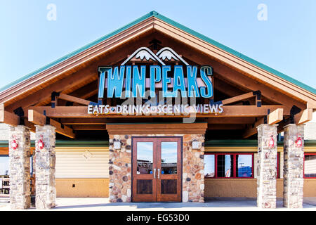 Twin Peaks in Oklahoma City, Oklahoma, Stati Uniti d'America,, un ristorante della catena. Foto Stock