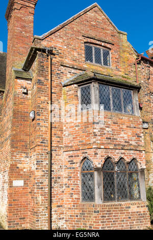 Dettaglio in muratura di Haden Hill House Museum e Old Hall di rowley regis, West Midlands Foto Stock