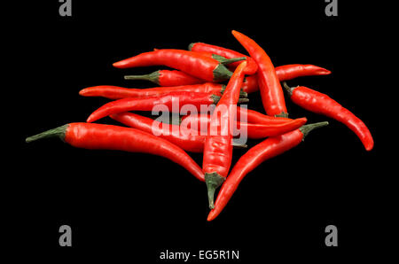 Partite di peperoncino rosso Foto Stock