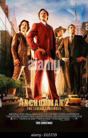 L'anchorman 2: La leggenda continua (2013) Paul Rudd Will Ferrell Steve Carell ADAM MCKAY (DIR) RACCOLTA MOVIESTORE LTD Foto Stock