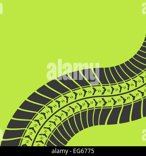 Pneumatico via sfondo Foto Stock