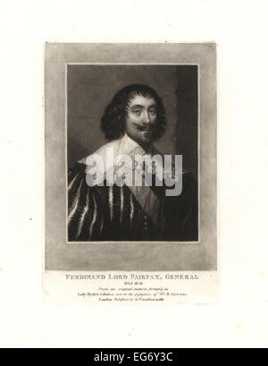 Ferdinando Fairfax, 2a Lord Fairfax di Cameron, generale nell'esercito parlamentare nella guerra civile inglese, morì 1648. Foto Stock