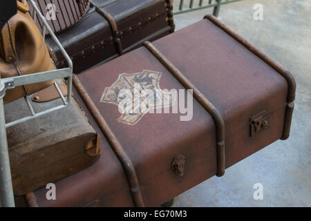 Viste del mondo di Wizarding di Harry Potter attrazione per gli Universal Studios in Florida. Foto Stock