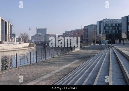 Regierungsviertel Berlino - Berlino quartiere governativo 01 Foto Stock