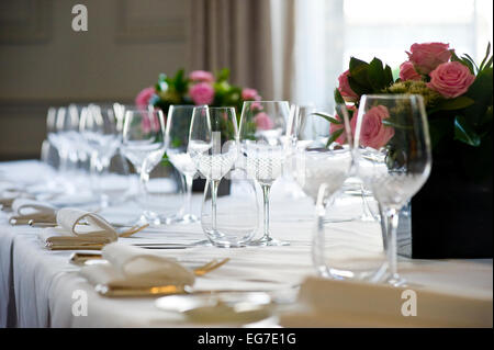 Interior shot del Langham Hotel di Londra, uno dei migliori alberghi a cinque stelle in città con una cena esclusiva e suites Foto Stock