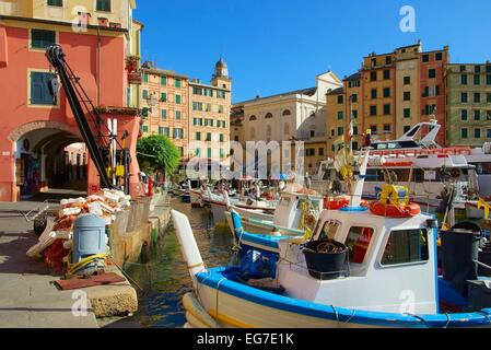 Camogli Hafen - Camogli porto 02 Foto Stock