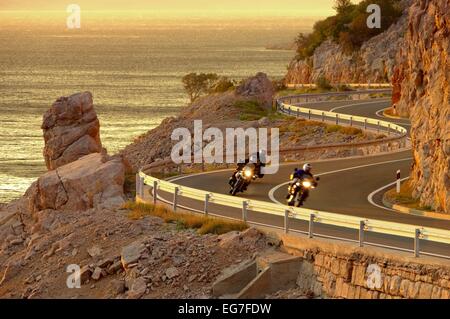 Kuestenstrasse Kroatien - strada costiera Croazia 05 Foto Stock