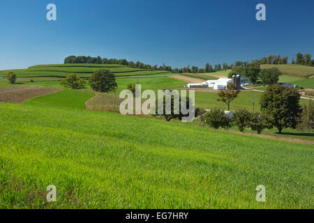 FARMLAND SMICKSBURG INDIANA COUNTY PENNSYLVANIA USA Foto Stock