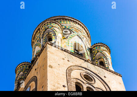 Torre della Cattedrale di Amalfi Foto Stock