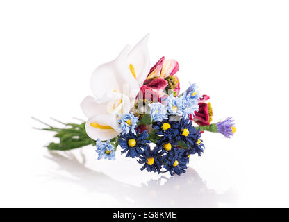 Fiori artificiali fiore bella bianca Foto Stock