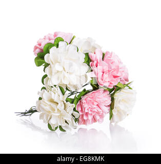 Fiori artificiali fiore bella bianca Foto Stock