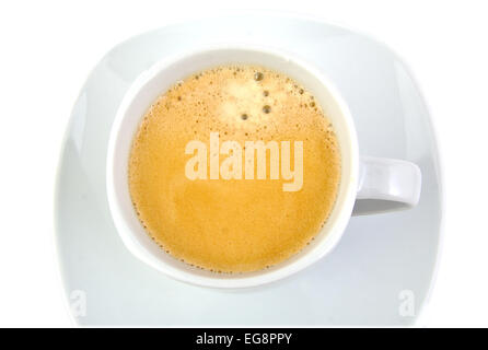 Tazza di coffeeon sfondo luminoso Foto Stock