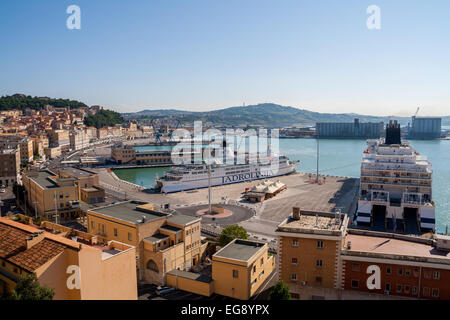 Porto di Ancona, Ancona, Marche, Italia Foto Stock