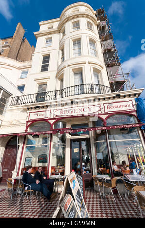 Il Regency Ristorante in Brighton. Foto Stock