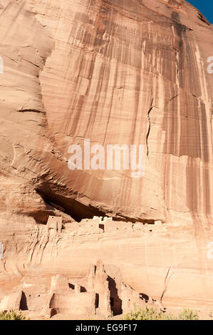 Stati Uniti d'America, Arizona, Apache County, Canyon De Chelly, Anasazi case da roccia Foto Stock