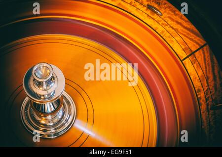 Stati Uniti d'America, Nevada, Las Vegas, Close-up di roulette Foto Stock