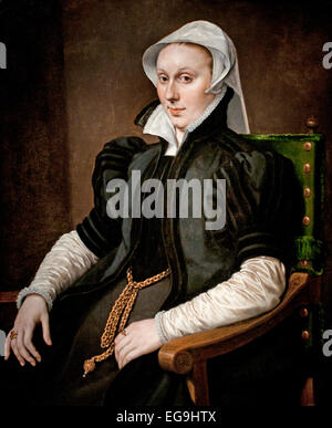 Anne Fernely moglie di Thomas Gresham 1560 Anthonis Mor 1519 - 1576 belga Belgio Foto Stock