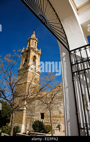 Santa Maria Asuncion chiesa Estepa Siviglia Andalusia Spagna iglesia de santa maria de la Asunción estepa sevilla andalucia españa Foto Stock