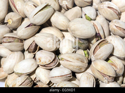 I pistacchi closeup telaio di riempimento. Foto Stock