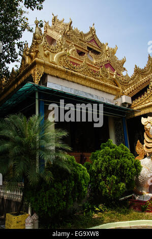 Dhammikarama tempio birmano, Georgetown, Penang, Malaysia Foto Stock