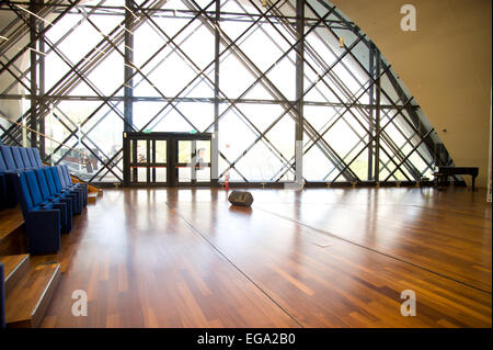 Ravello - Italia- Auditorium Oscar Niemeyer Foto Stock