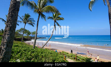 Maluaka Beach, Makena Beach & Golf Resort, Wailea, Maui Foto Stock