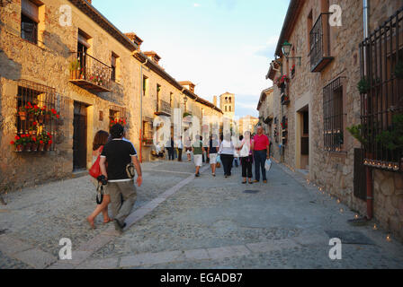 A Pedraza, giorno concerto di candele Foto Stock