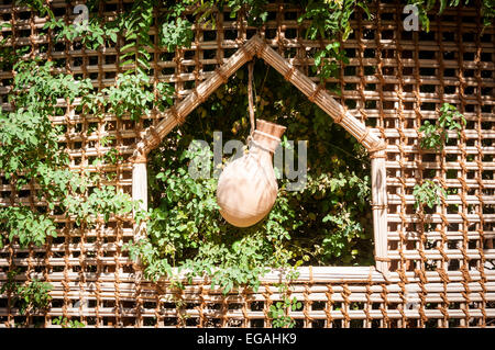 Clay vaso in terracotta in Nizwa, Oman Foto Stock